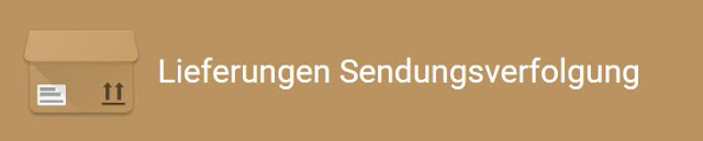 Lieferungen Sendungsverfolgung App