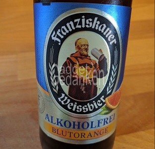 Franziskaner Weissbier alkoholfrei Blutorange